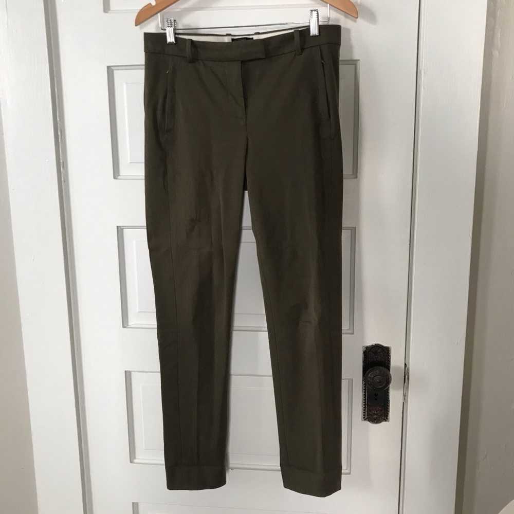 J Crew 6 Olive Maddie Dress Pants